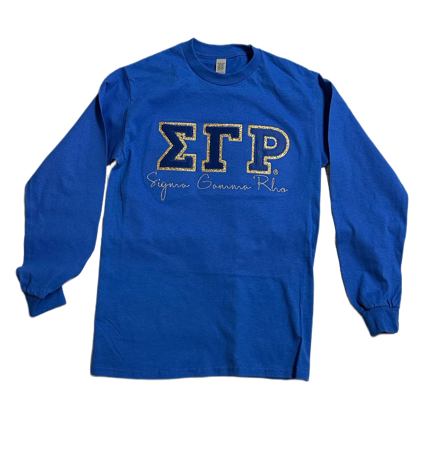 Greek Letters Long Sleeve T-Shirt_SGRHO