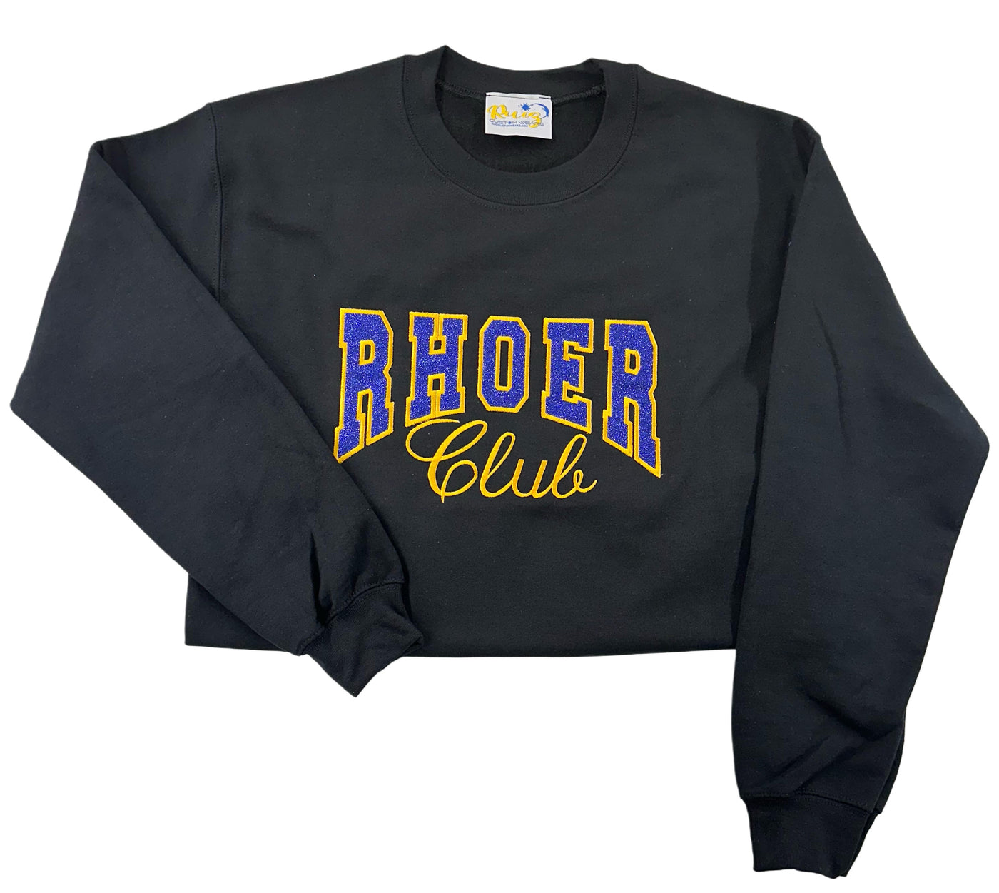 Rhoer Club Glitter Sweatshirt