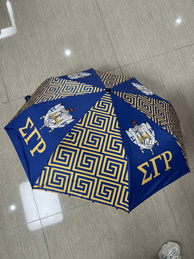 SGRho Greek Key Umbrella