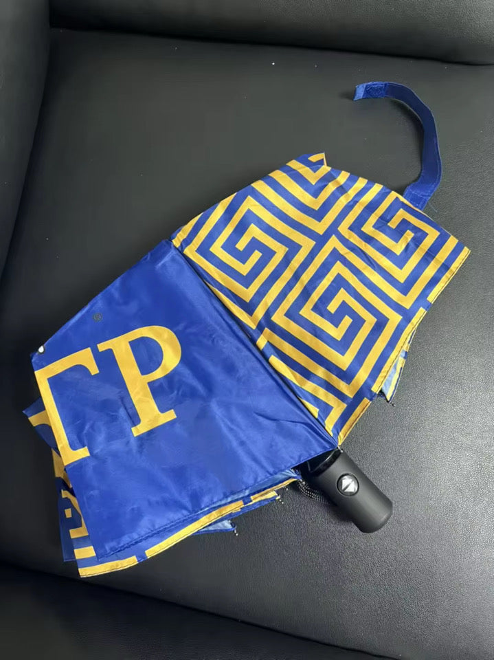 SGRho Greek Key Umbrella