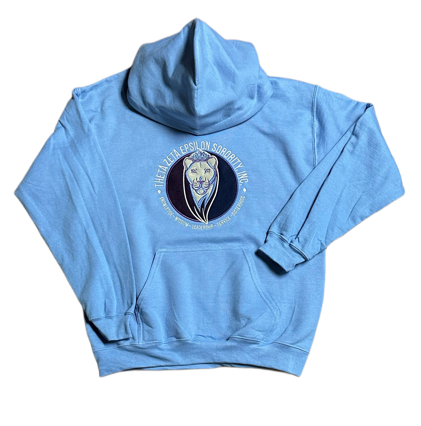 Theta Zeta Epsilon Logo Embroidered Hoodie