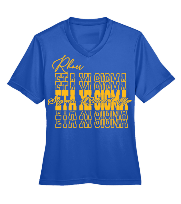 Eta Xi Sigma RoundUp Ladies Moisture Wicking Tee