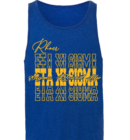 Eta Xi Sigma RoundUp Adult Tank