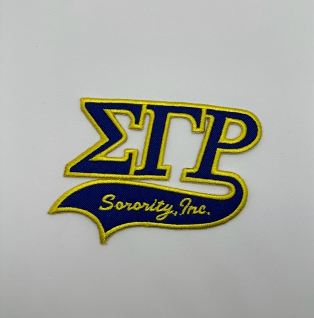 Sigma Gamma Rho Swoosh Patch